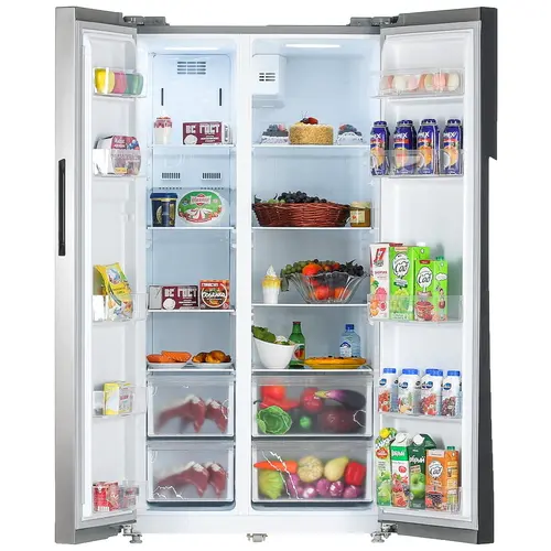 Холодильник Бирюса SBS 587 I серебристый