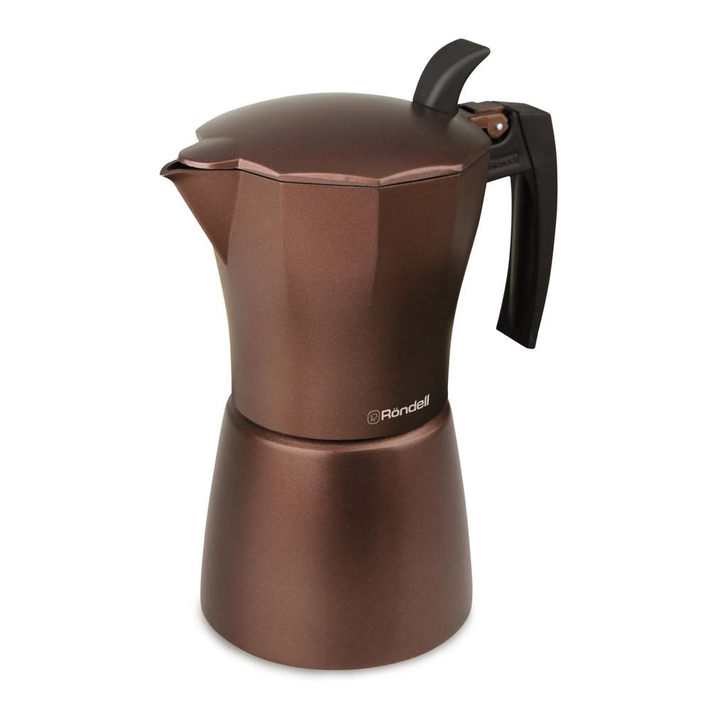 Гейзерная кофеварка Rondell Kortado RDA-399 коричневая - фото 1