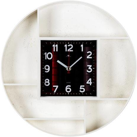 Часы настенные Рубин 3516-003 белый - фото 1