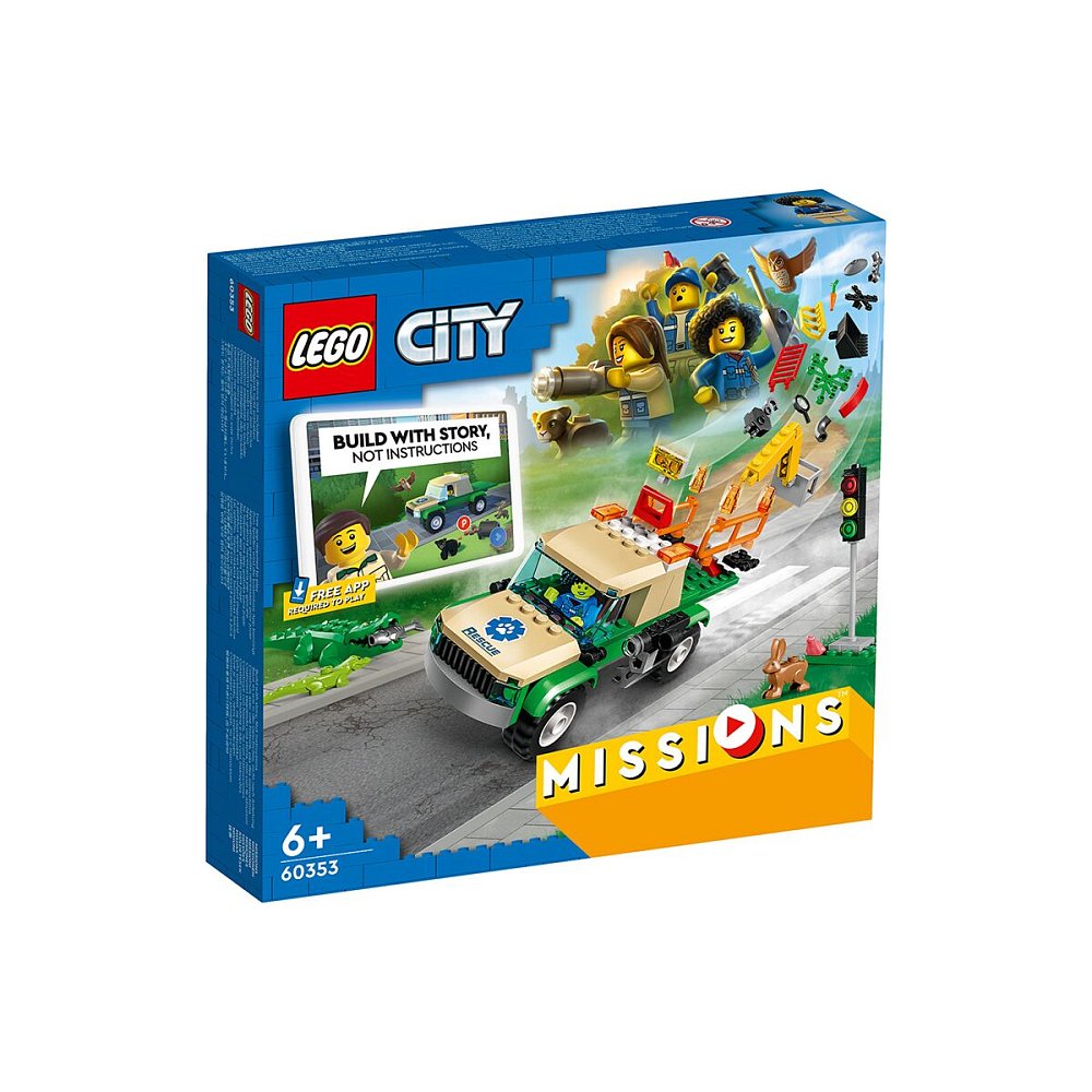 Игрушки Lego Город Миссии по спасению диких животных 60353 - фото 1