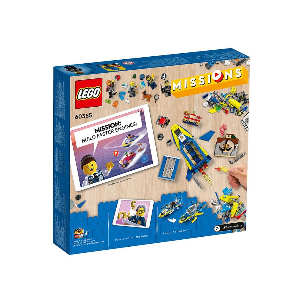 Игрушки Lego Город Детективные миссии водной полиции 60355 - фото 2