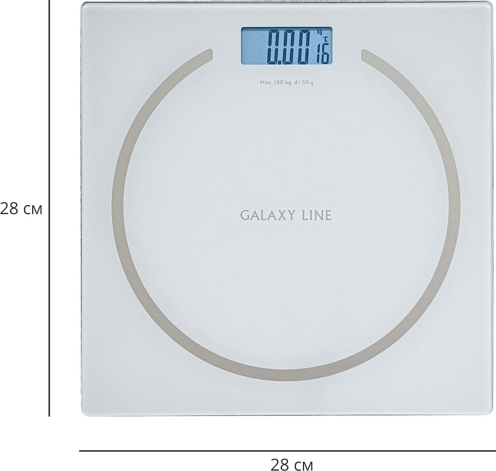 Весы напольные электронные Galaxy LINE GL 4815 белые - фото 3