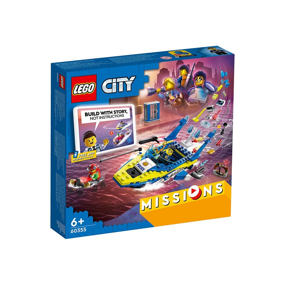 Игрушки Lego Город Детективные миссии водной полиции 60355 - фото 1
