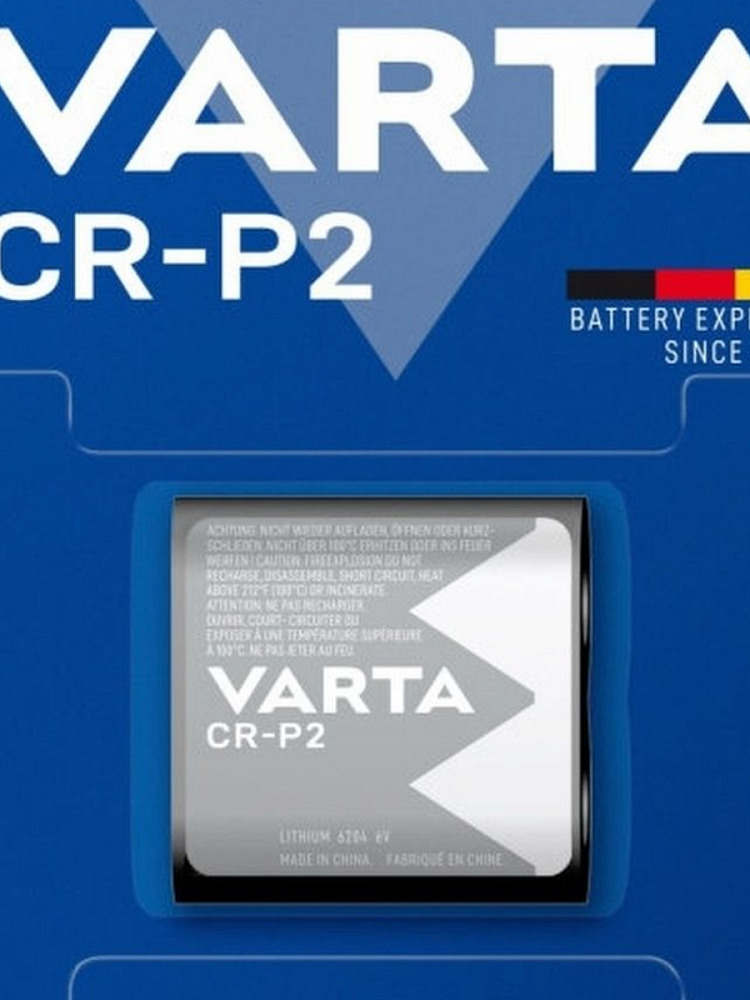 Батарейка Varta CR-P2 - 6V 1 шт - фото 1