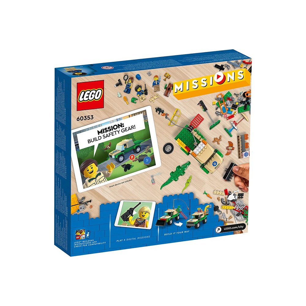 Игрушки Lego Город Миссии по спасению диких животных 60353 - фото 2